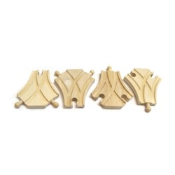 4-pack small joining tracks (706) - train tracks - train sets &amp. Vehicles wooden toys