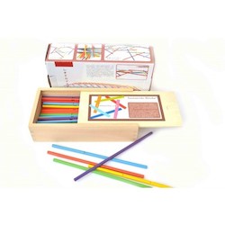 Playing sticks set (143) - block &amp. Building sets - creative play wooden toys