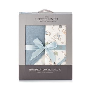 Little Linen Hooded Towel - 2 pack
