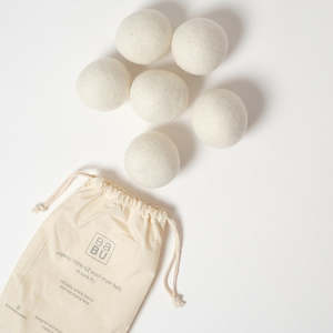 Babu: Babu NZ Wool Dryer Balls - 6 pack