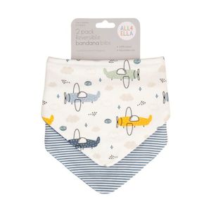 Teething: All 4 Ella - Bandana Bib- 2 pack