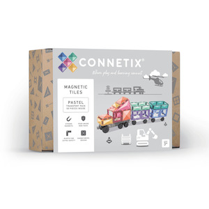 Best Sellers 1: Connetix Pastel Transport Pack 50 pieces