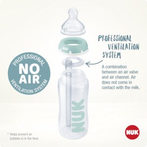 Nuk: nuk anti colic professional bottle with temperature control