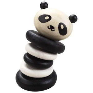 Classic World: Classic World Wooden Panda Rattle