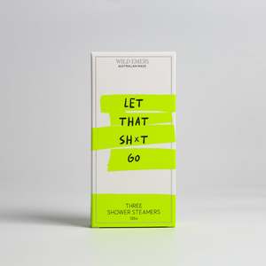 Wild Emery Cheeky Shower Steamers - Let That Shxt Go