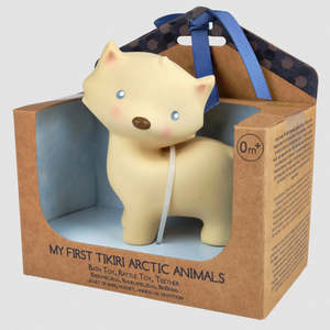Baby Shower Gifts: Tikiri Collection My 1st Arctic Animals - Rattle & Bath Toy