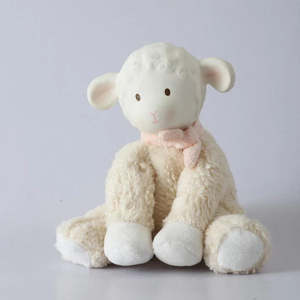 Baby Shower Gifts: Tikiri Lila Lamb with Rubber Head