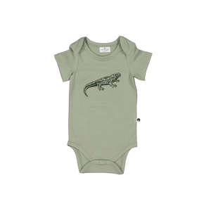 Baby Shower Gifts: Burrow & Be Tuatara Short Sleeve Bodysuit