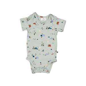Baby Shower Gifts: Burrow & Be Garden Treasures Short Sleeve Bodysuit