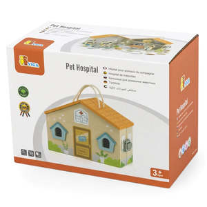 Toys: Viga Wooden Pet Hospital