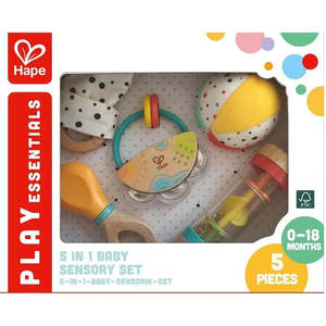 Hape Baby Sensory 5 in 1 Set