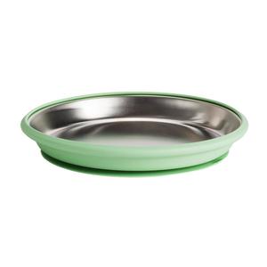 Nestling Stainless Flat Plate - 20cm