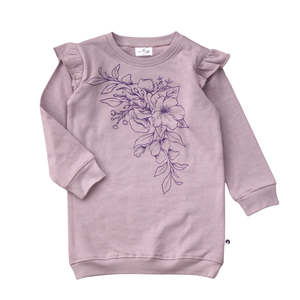 Burrow & Be Sweater Dress - Lilac