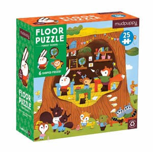 Mudpuppy Forest School 25 piece Floor Puzzle