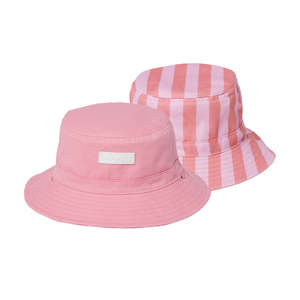 Crywolf Reversible Bucket Hat - Flamingo Stripe