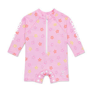 Summer Ready: Crywolf Baby Rash Suit - Hibiscus Bloom