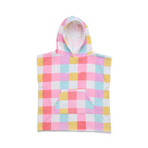 Crywolf Hooded Towel - Pop Gingham
