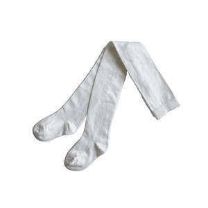 Burrow & Be Footed Tights - White