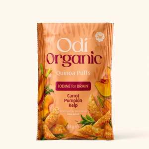 Norish: Odi Organic Quinoa Puffs - Carrot, Pumpkin & Kelp