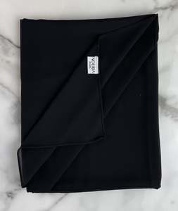 Plain Chiffon: Plain Chiffon - BLACK