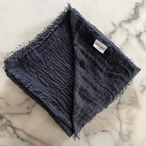 Crinkle Cotton: Crinkle Cotton - Washed Navy