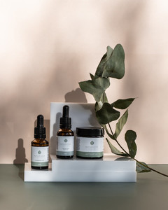 Products: Nourishe 3 Basics - Cleansing Oil 25ml, Hydrating Oil 25ml & Face Cream 60ml Nourishe Botanicals