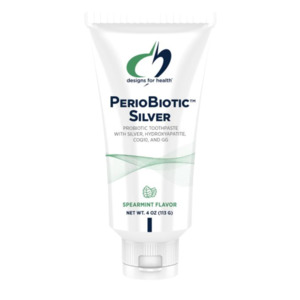 Products: DESIGNS FOR HEALTH PerioBiotic™ Silver Toothpaste - NOURISHER
