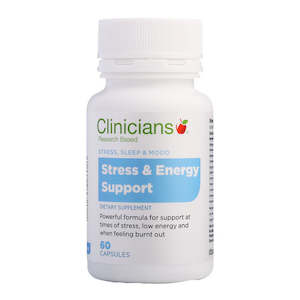 Stress Exhaustion: Clinicians Stress and Energy Support