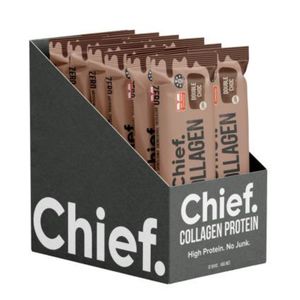Chief Collagen Protein Bar Double Choc (12 Pack)