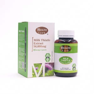 Health Supplements: Buy Health Life® High Strength Milk Thistle Extract Get 1 Free Deep Sea Fish Oil