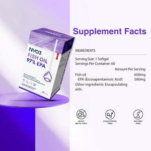 Health Supplements: NYO3® 97% High EPA Fish Oil Softgels 600mg