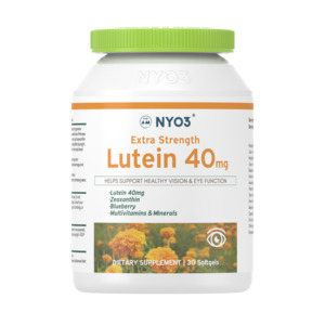 NYO3® Extra Strength lutein 40mg 30s