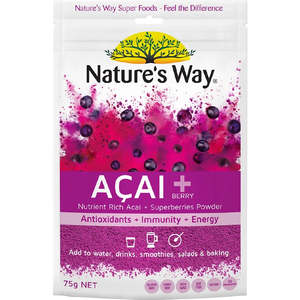 Nature's Way Super Foods Acai + Berry 75g