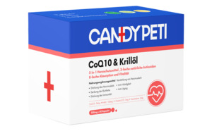 Health Supplements: CANDYPETI CoQ10 & Krill Oil for Dogs and Cats | 60 Capsules