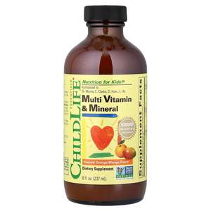 Kids Health: ChildLife Essentials® Multi Vitamin & Mineral, Natural Orange/Mango, 8 fl oz (237 ml)