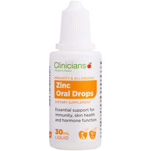 Healthy Skin: Clinicians Zinc Oral Solution 30ml