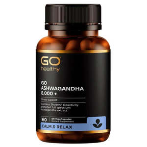 GO Healthy Ashwagandha 8,000+ 60 VegeCapsules
