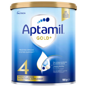 Aptamil Gold+ 4 Premium Toddler Milk Drink 2+ Years 900g (6 packs)