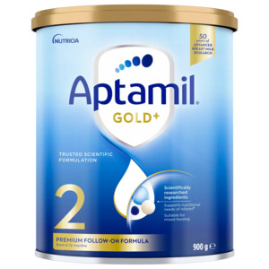 Aptamil Gold+ 2 Premium Baby Formula 6-12 Months 900g (6 packs)