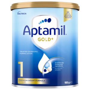 New Collection: Aptamil® Gold+ 1 Premium Infant Formula 0-6 Months 900g (6 packs)