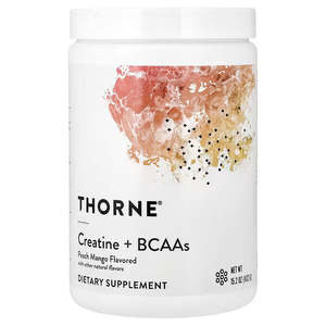 Thorne, Creatine + BCAAs, Peach Mango