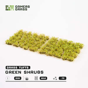 Gamersgrass: Green Shrubs 6mm - Wild