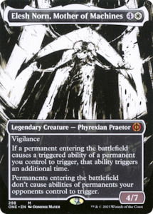 Elesh Norn, Mother of Machines (Borderless Ichor) [Phyrexia: All Will Be One]