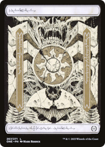 Plains (267) (Phyrexian) [Phyrexia: All Will Be One]