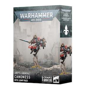 40k Adepta Sororitas: Canoness with Jump Pack