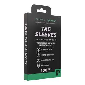 Tag Sleeves (100) - Palms Off Gaming