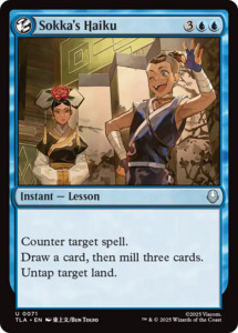Mtg Singles Instock: Sokka's Haiku [Avatar: The Last Airbender]