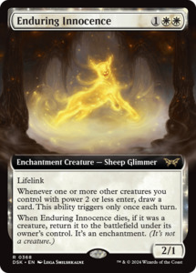 Mtg Singles Instock: Enduring Innocence (Extended Art) [Duskmourn: House of Horror]