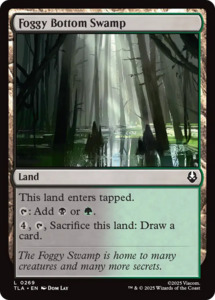 Mtg Singles Instock: Foggy Bottom Swamp [Avatar: The Last Airbender]