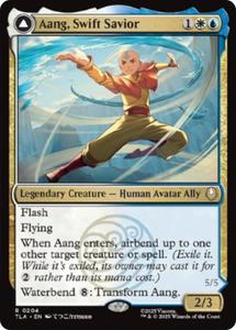Mtg Singles Instock: Aang, Swift Savior [Avatar: The Last Airbender]